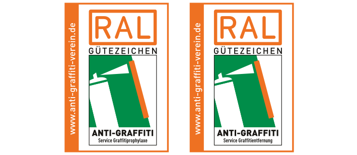 RAL Gütezeichen Anti-Graffiti für Graffitiprophylaxe und Graffitientfernung
