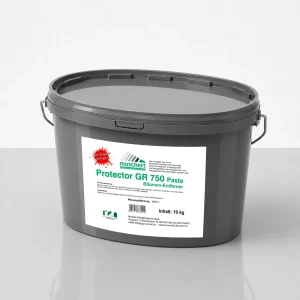 Pastöser Hochleistungs-Graffitientferner für mineralische Untergründe, Beschichtungen sowie Acryl- und Plexiglas.
