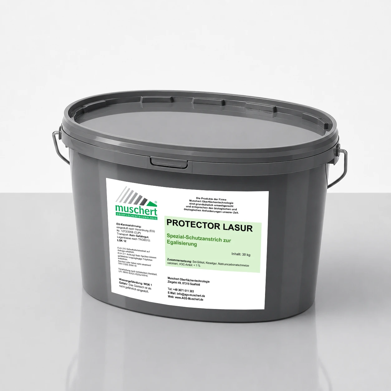 Mineralische Sol-Silikat-Lasur für Sichtbeton und Betonfertigteile. Ideal zum Farbausgleich und kompatibel mit dem Graffitischutzsystem AGS Protector P.